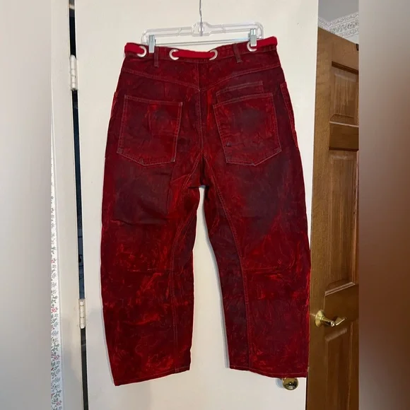 We The Free Red Velvet Joggers - Picture 4 of 12